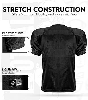 Amazon.com: Exxact Sports Men's Football Practice Jersey